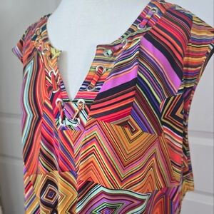 Avenue Mod Pattern Maxi Dress 26/28